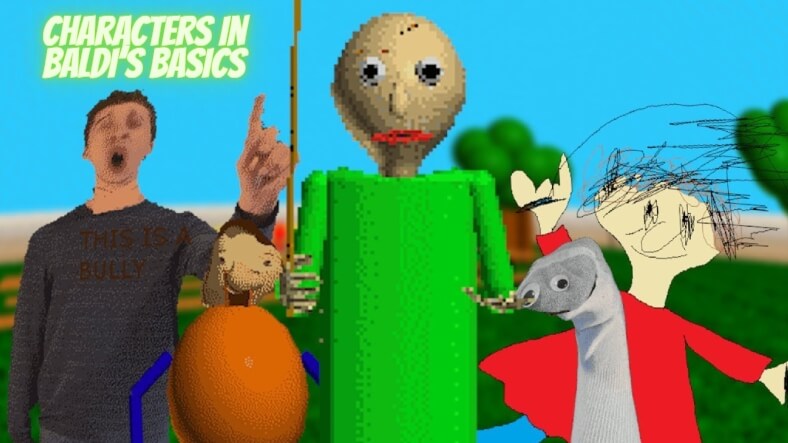 baldi basics characters voices