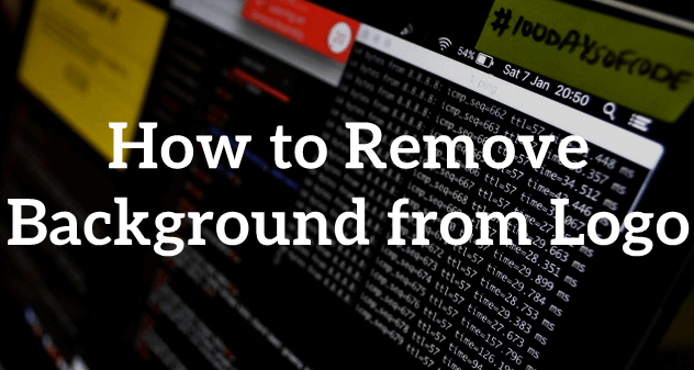 How to Remove White/ Black Background from Logo
