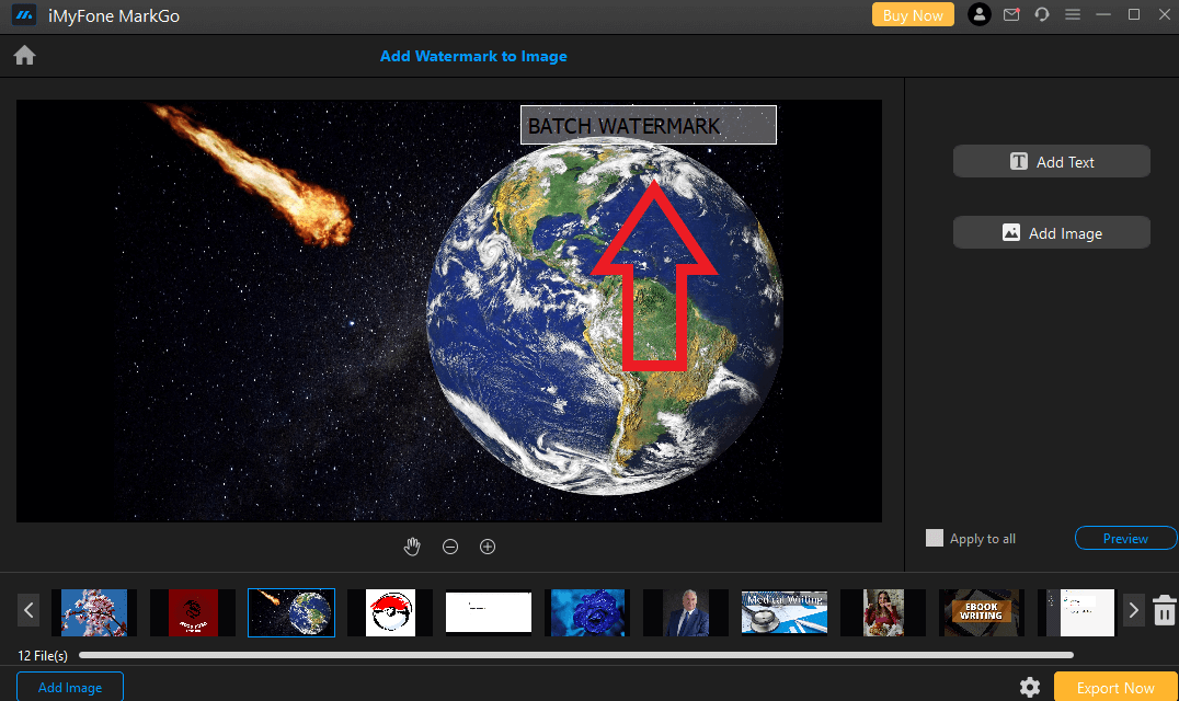 import video with watermark