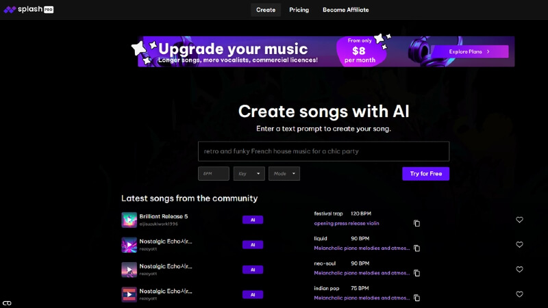 beatbot free ai song generator