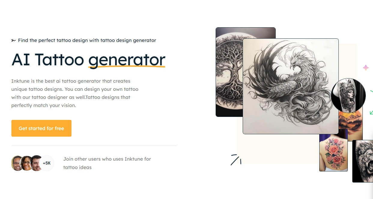 AI Tattoo Generator - BlackInk AI