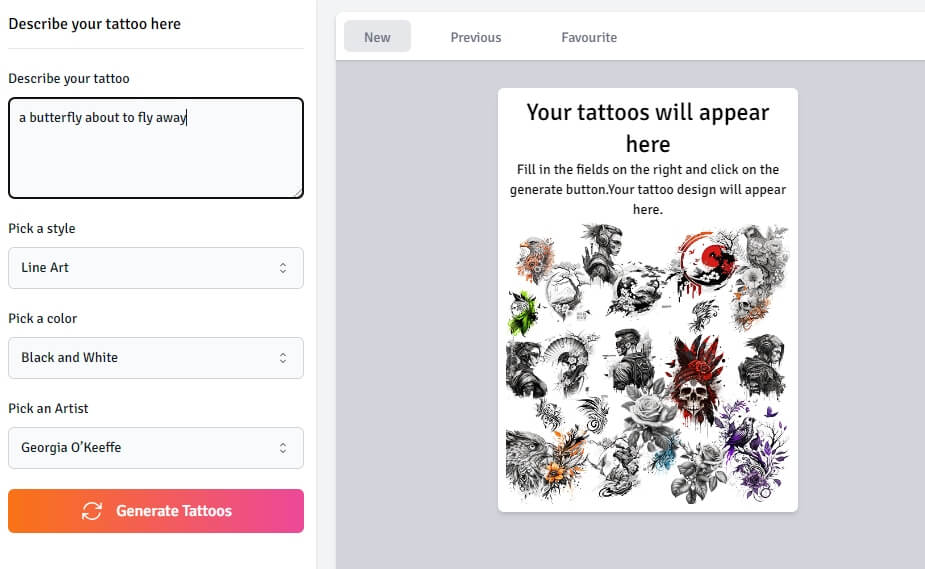 I made an AI to generate tattoo designs on the body. It's actually trained  on fresh real life tattoos after they are done. Do you guys think this tool  would be useful