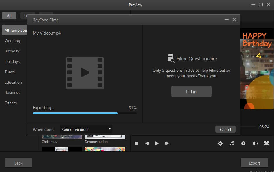 best alternative video editor iMyFone Filme3