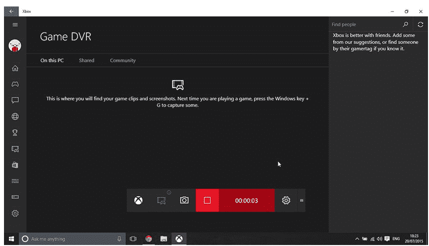 Windows 10 Game DVR  