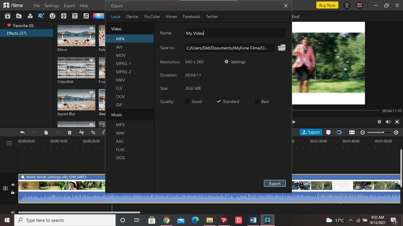 best-video-editor-to-blur-video-iMyFone-Filme-2