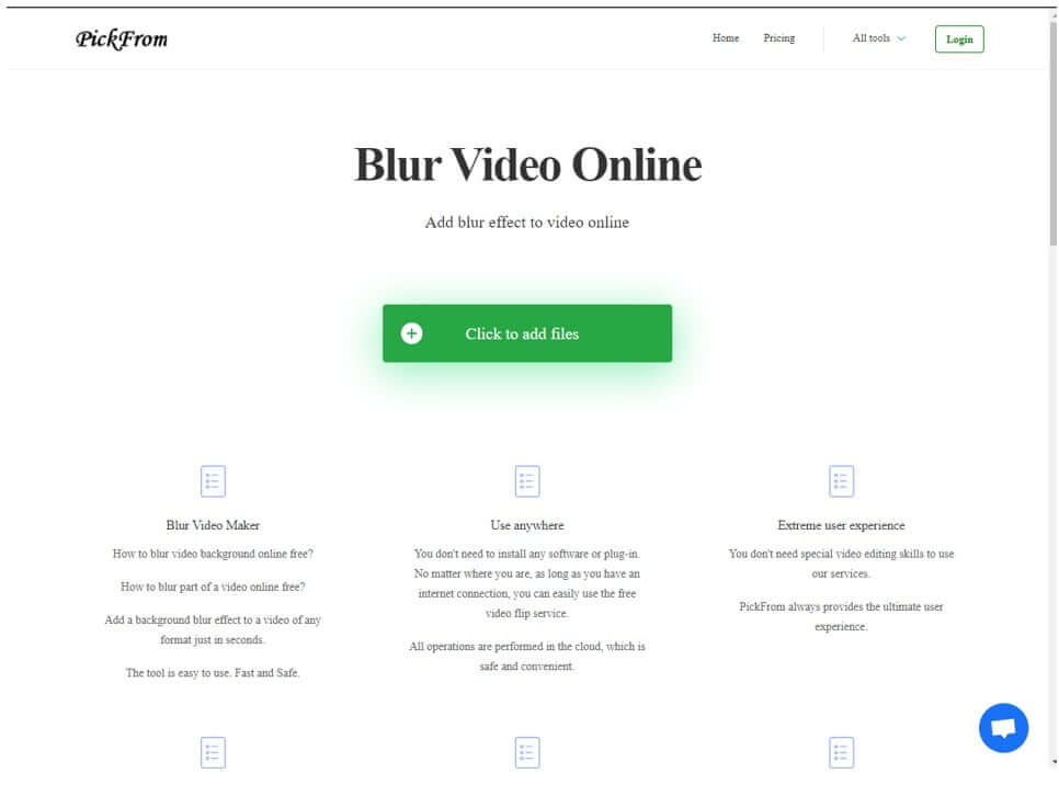 blur video online