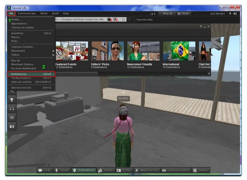 change voice in second life