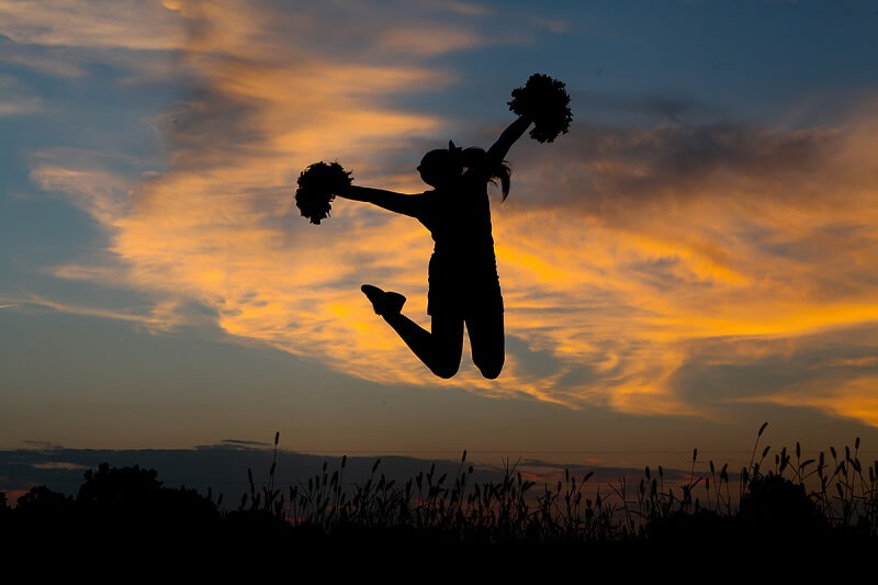 cheering