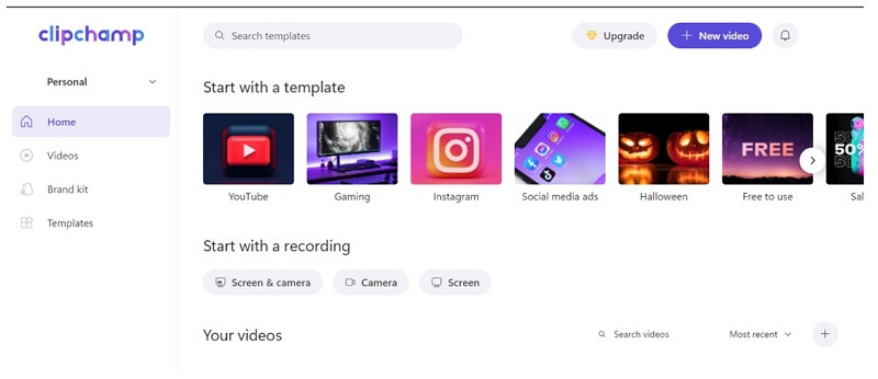 clipchamp add music to video