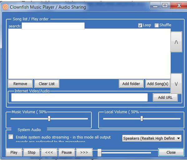 clownfish voice changer music player