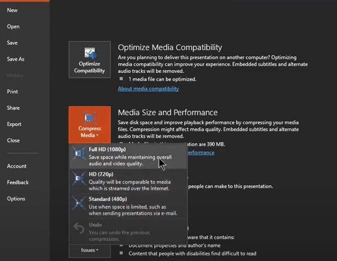 How to Compress Video in Powerpoint