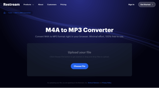 convert m4a to mp3 using convertio