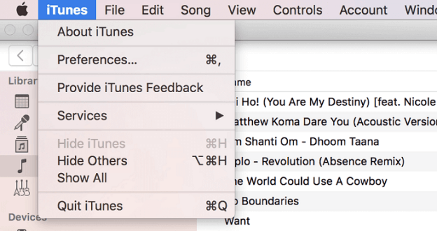 convert m4a to mp3 using itunes