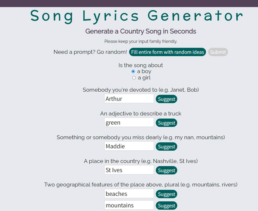 country music ai generator