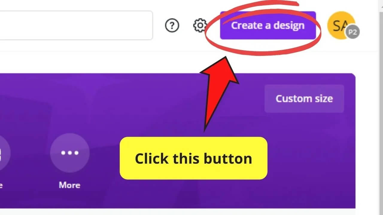 create a design in canva