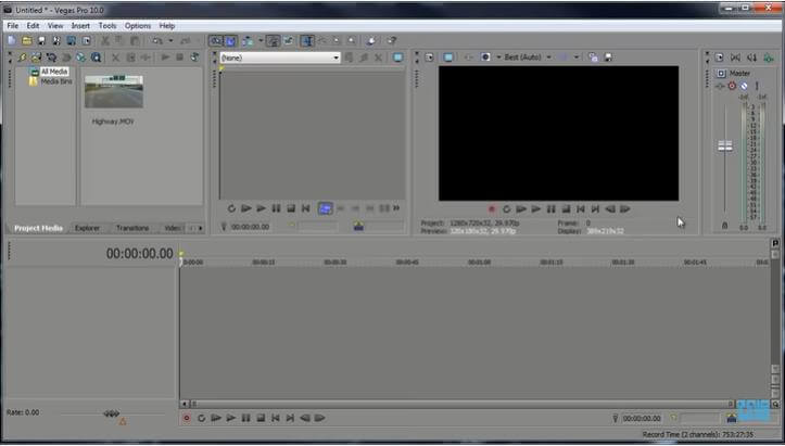 sony vegas picture spinning effect