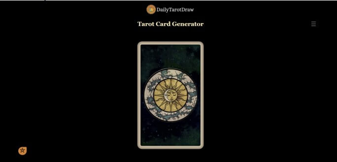daily tarot draw tarot card generator