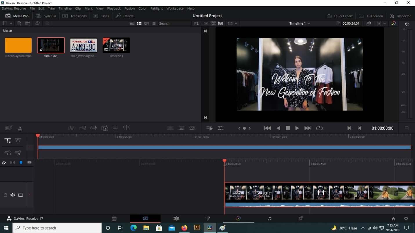 Davinci resolve templates