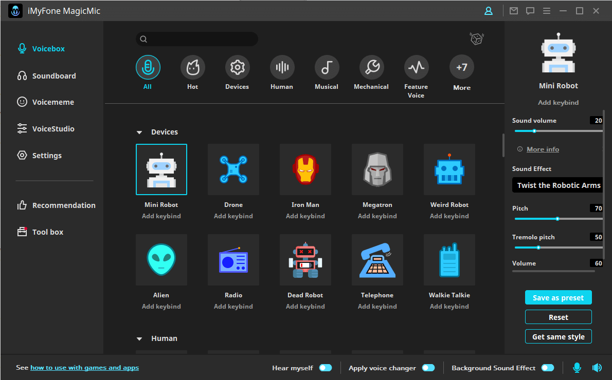 device filters