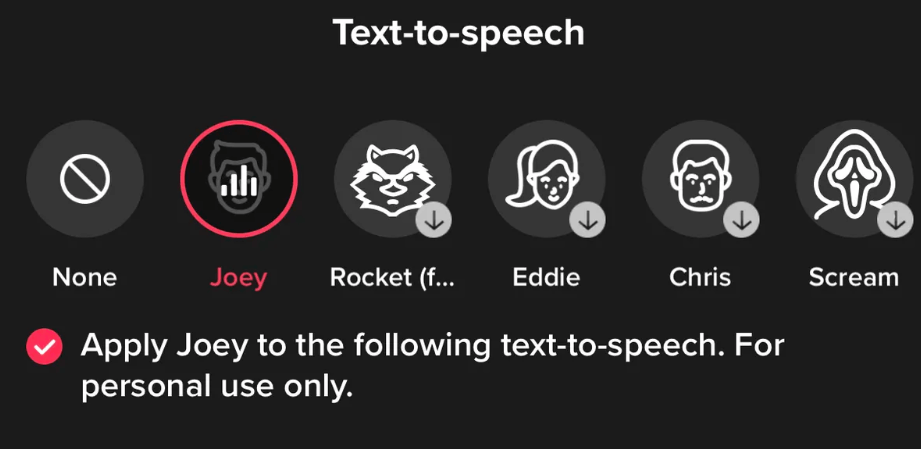 disney text to speech tiktok button