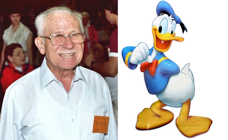 donald duck voice actor clarence nash