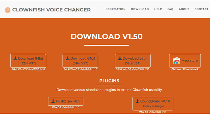 download clownfish voice changer