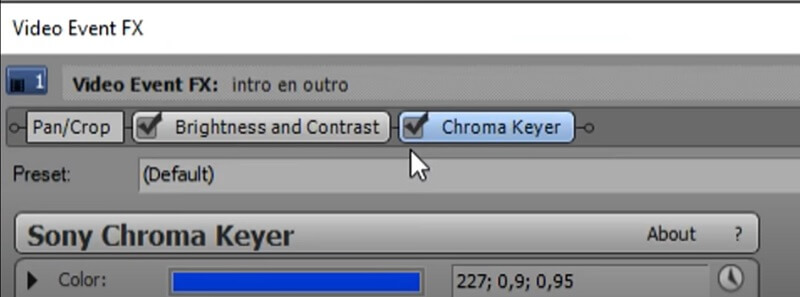 enable chroma keyer