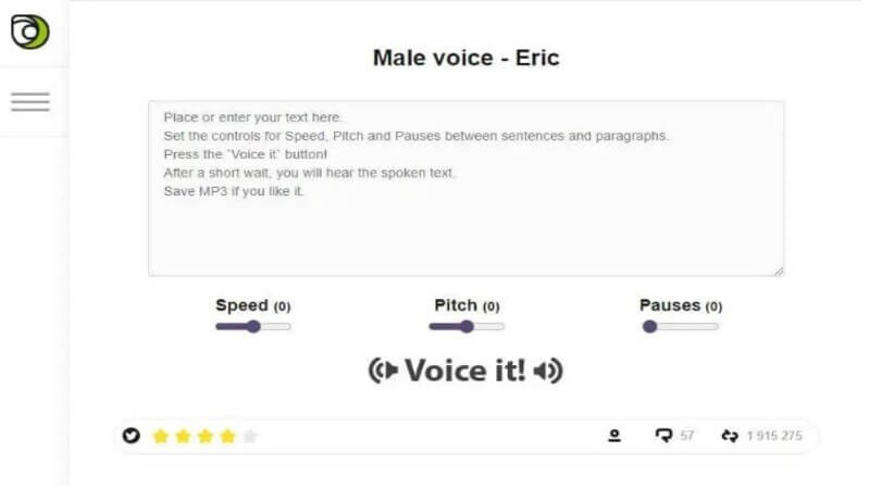 eric male voice