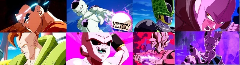 fighters on dbfz