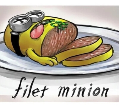 filet minion meme