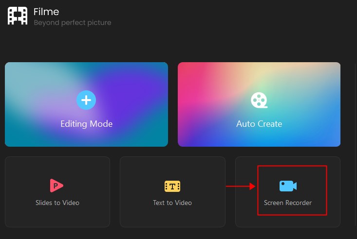 iMyFone Filme screen recorder