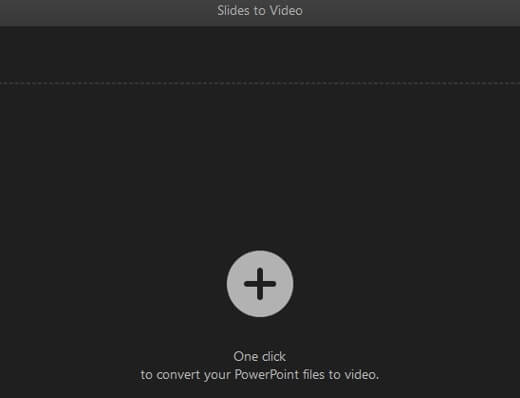 filme slide to video import