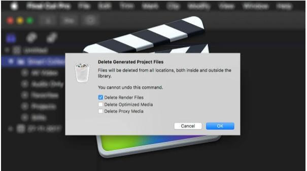 final cut pro delete files