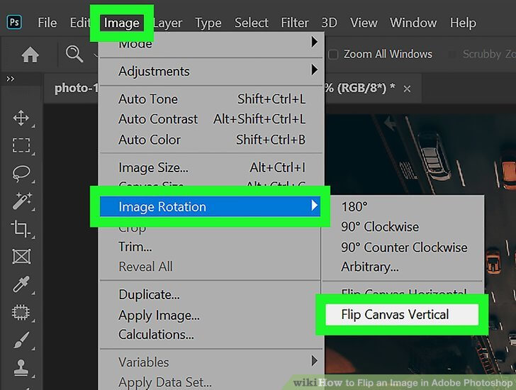 flip image in adobe photoshop2