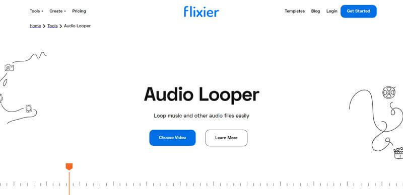flixier loop music