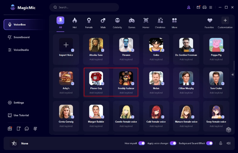 magicmic fnaf ai voice changer