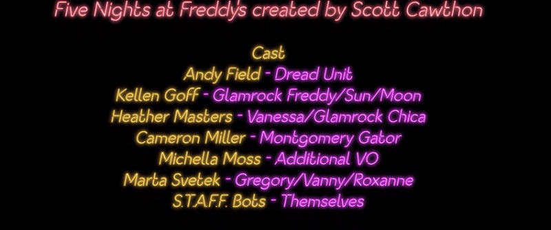 fnaf voices actors