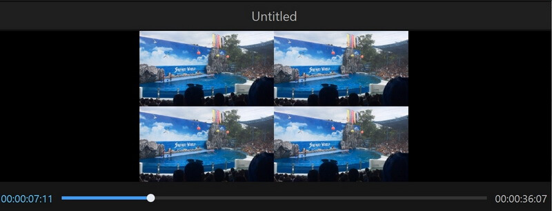 four split screen effect filme