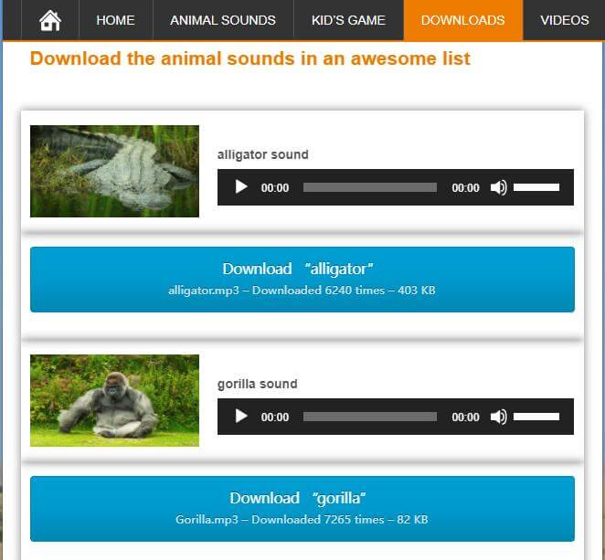 Best 10 Sound Resources for Animal Sounds Download
