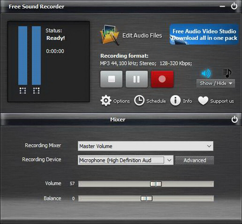 free sound recorder streaming audio recorder