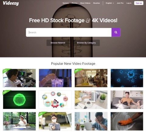 Videezy free video template