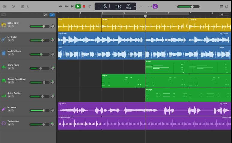 garageband voiceover