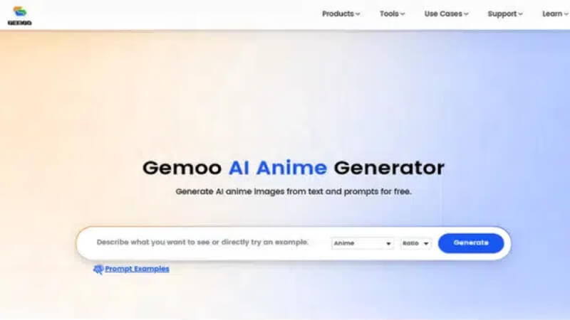 gemoo ai anime art generator from text