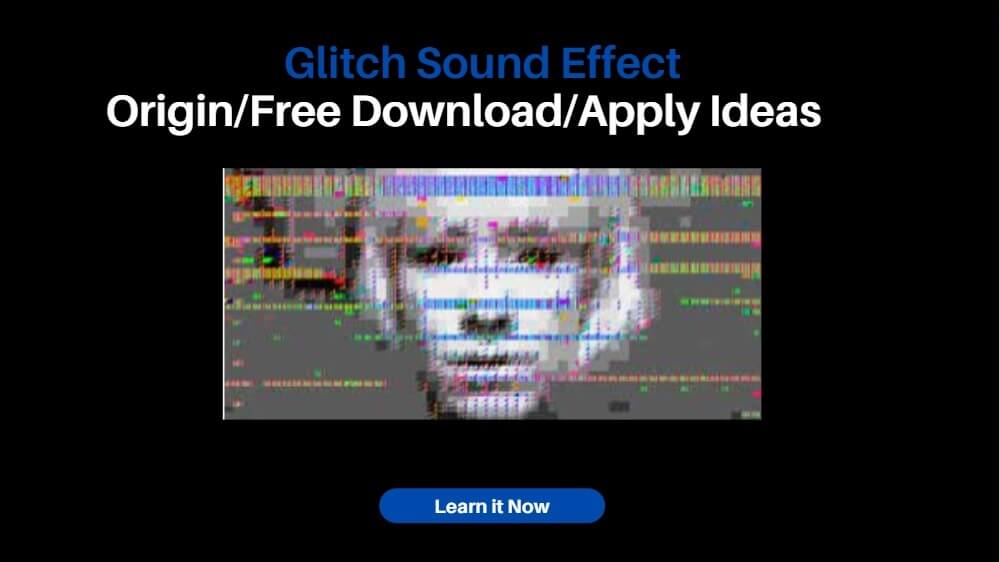 glitch sound effect cover