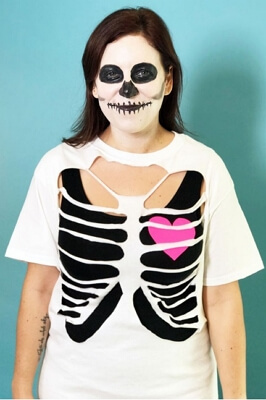 halloween skeleton costume