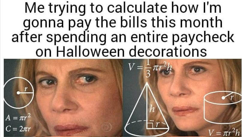 halloween spending memes