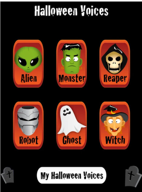 halloween voice changer app