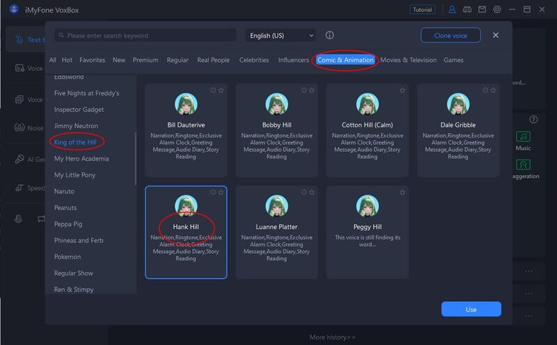 hank hill voice generator for text to speech