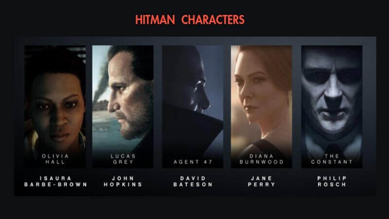 hitman characters
