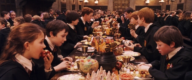 hogwarts feast